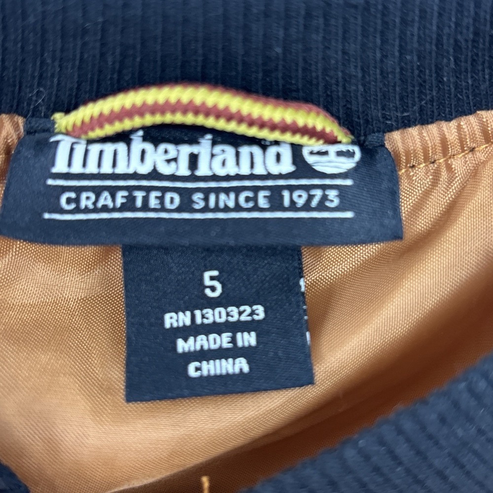 Timberland Outdoor Puffer Vest Jacket  Boy Sz 5T Camp Fall Winter‎ Pockets - Picture 4 of 8